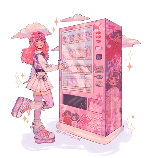 vending machine 🧃🍓🎀