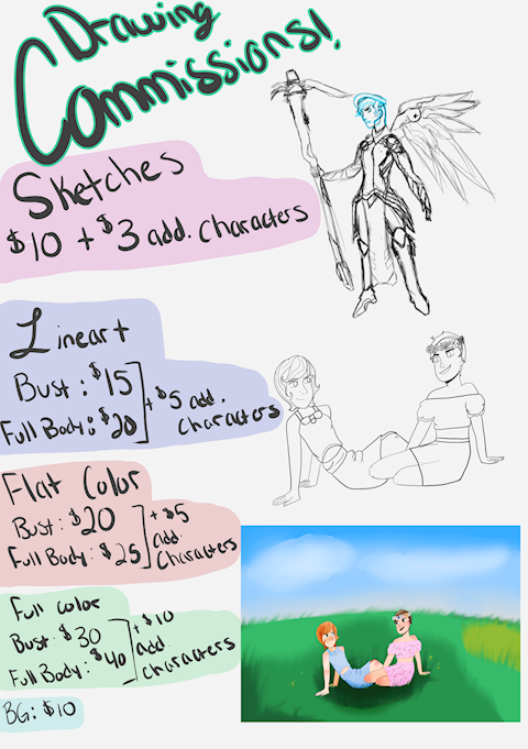 Comission Prices!