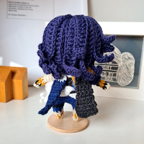 Crochet PDF Pattern: DR RATIO HSR Chibi Amigurumi - Chamiko