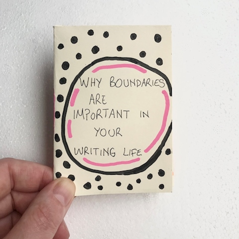 Available in shop - Writing Life Boundaries Zine