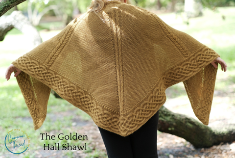 Golden Hall Shawl - Knitting Pattern