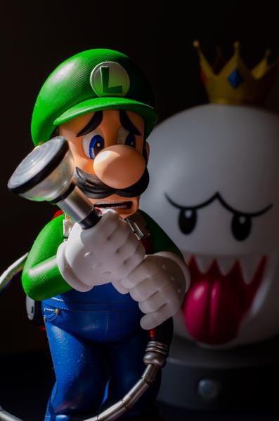 Luigi's mansion figure (toy photography)