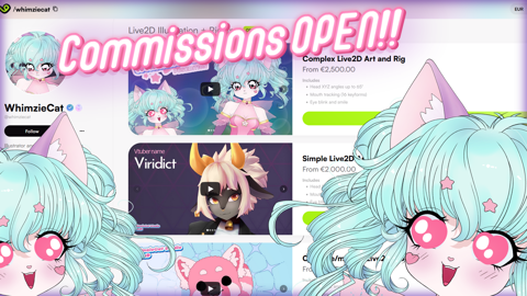 Model commissions are open!