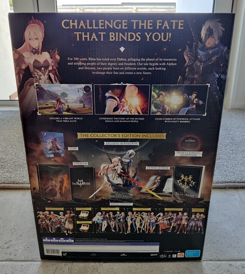 Tales of Arise CE - back of box