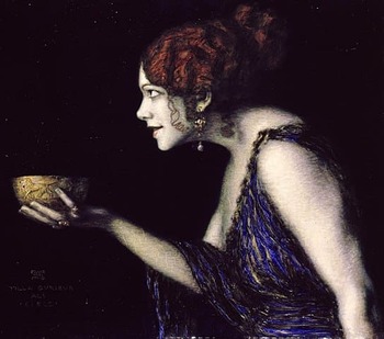 Von Stuck, F. Tilla Durieux como Circe. (ca. 1913)