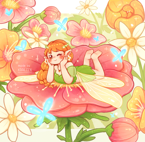 just a fairy chilling in the wild~