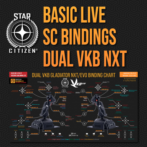 Basic LIVE Bindings: Dual VKB NXT/NXT EVO for Star Citizen Alpha 3.23.1 ...