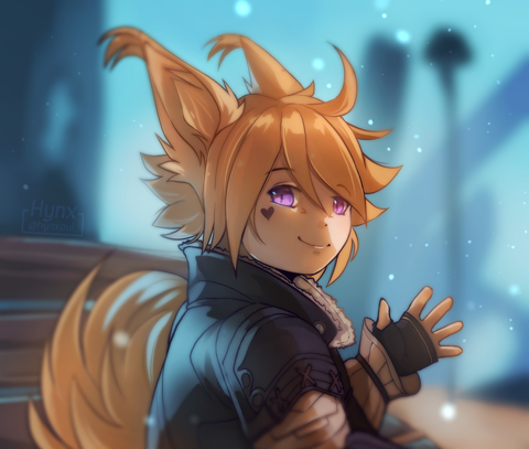 some personal art of my ffxiv character