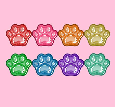 Free Sub Badges - Jelly Paws