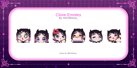 Clove emotes now available!