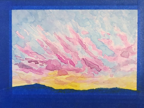 WIP - hill country sunset 