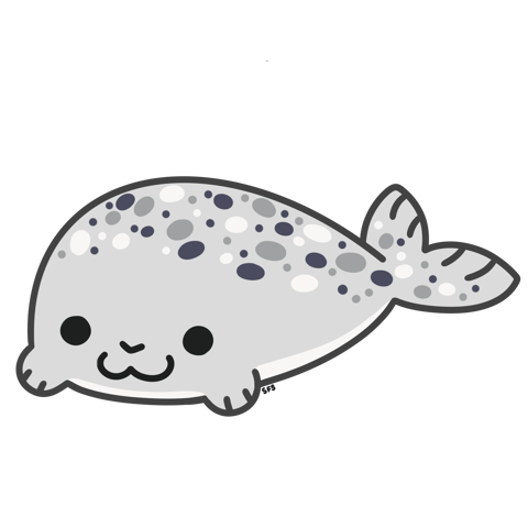 Chibi Seal Sticker - Squig's Ko-fi Shop - Ko-fi ️ Where creators get ...