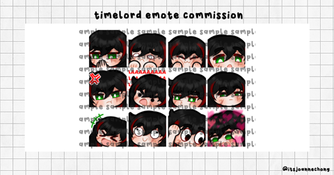 timelord emote commission