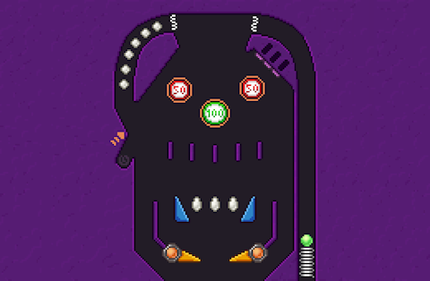 Pinball game for Pixel Dailies (August 18th)
