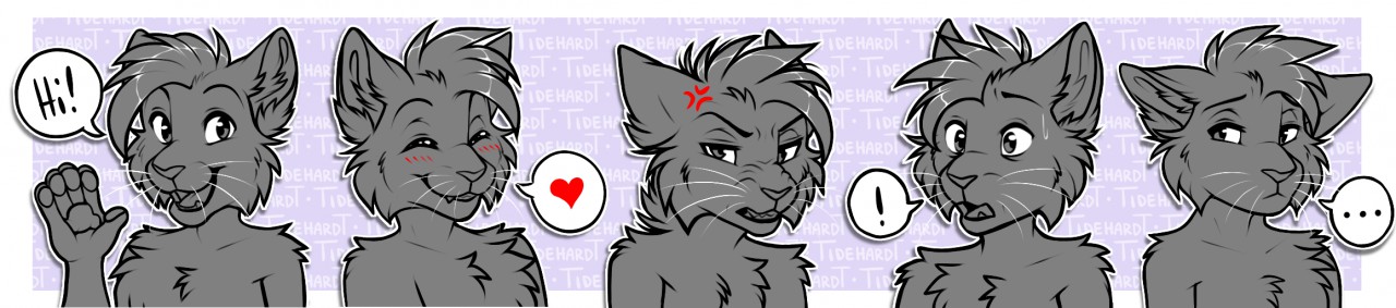 Feline Telegram Sticker Bases - Sylph's Ko-fi Shop - Ko-fi ️ Where