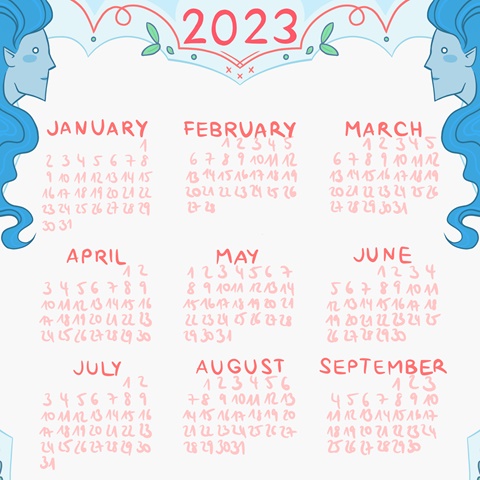 2023 Yearly Planner - Hannah Bergmann's Ko-fi Shop - Ko-fi ️ Where ...