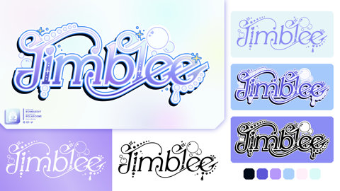 Jimblee Logo & Overlays 🧜🏼‍♀️ 💖