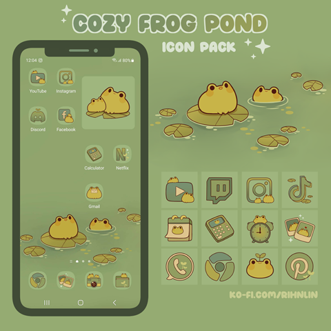 Froggy phone theme! 🐸