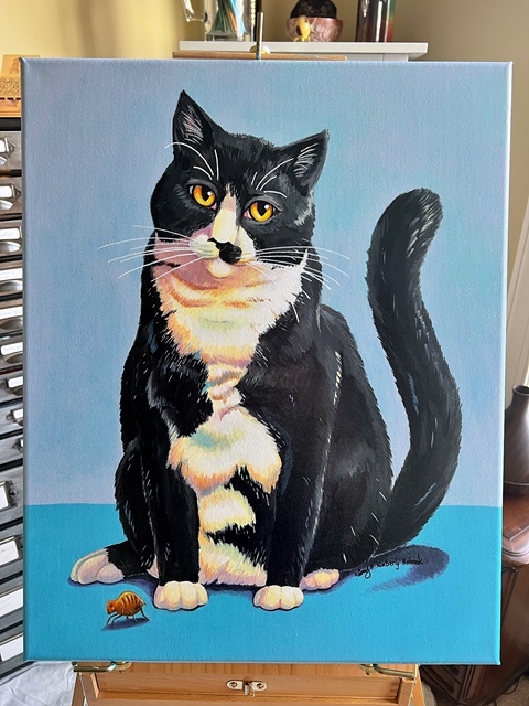 Cat Pet Portrait Commission