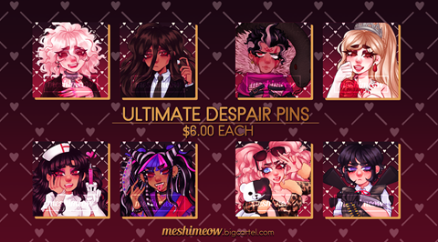 Ultimate Despair / Remnants of Despair FULL Icon Set [Danganronpa] - KO