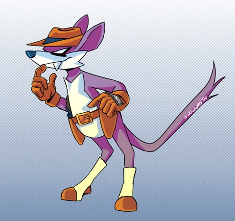 Fang the Sniper as a jerboa