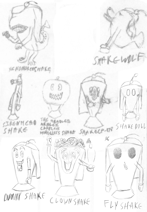 Concepts for the Costumes for the Shake this year!