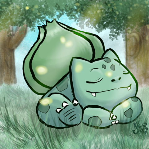 My friend got a shiny bulbasaur on her first snooze, long live cough ✨ :  r/PokemonSleep