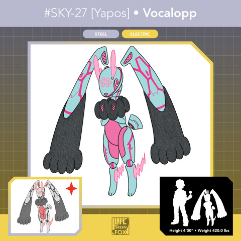 Vocalopp, the Idol Pokemon