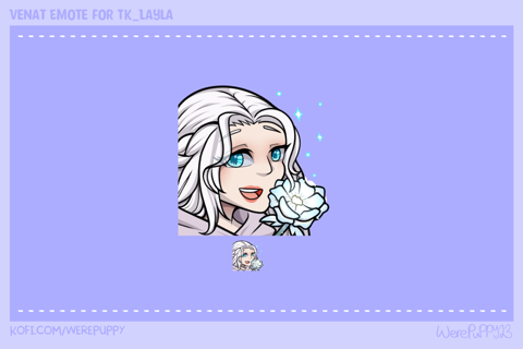 Twitch Emote / Birthday Gift for TK_Layla (Venat)