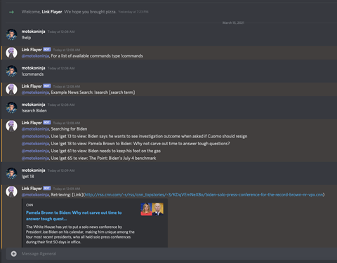 Link Flayer - Discord Bot for RSS Feeds