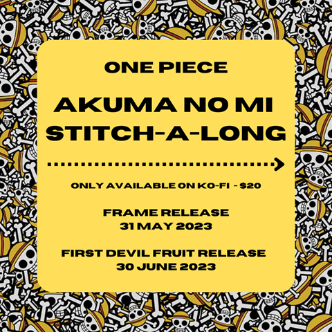 One Piece Akuma no Mi (Devil Fruit) Stitch-a-Long 