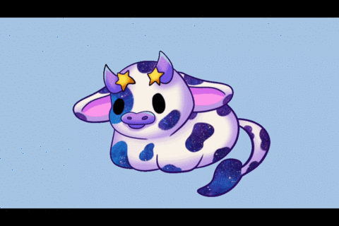 Galaxy cow pet 