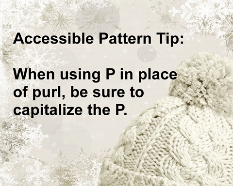 Accessible Pattern Writing Tip