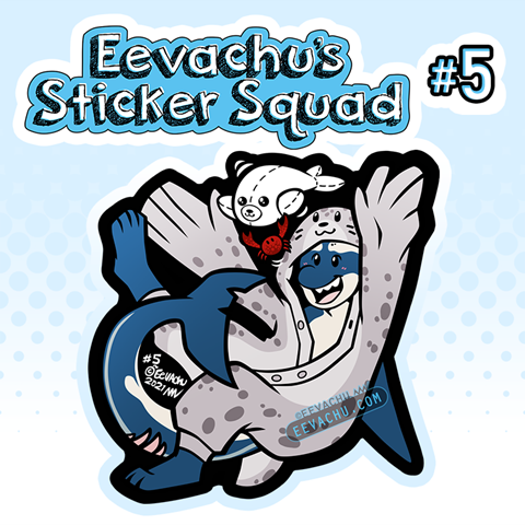 Eevachu's Sticker Squad #5 - Joss the Orca