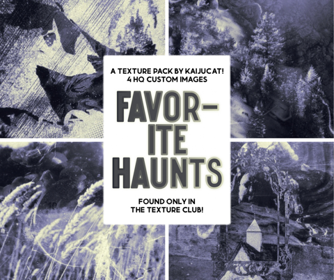 #FAVORITE HAUNTS! a texture club pack. - #elliebean.'s Ko-fi Shop - Ko ...