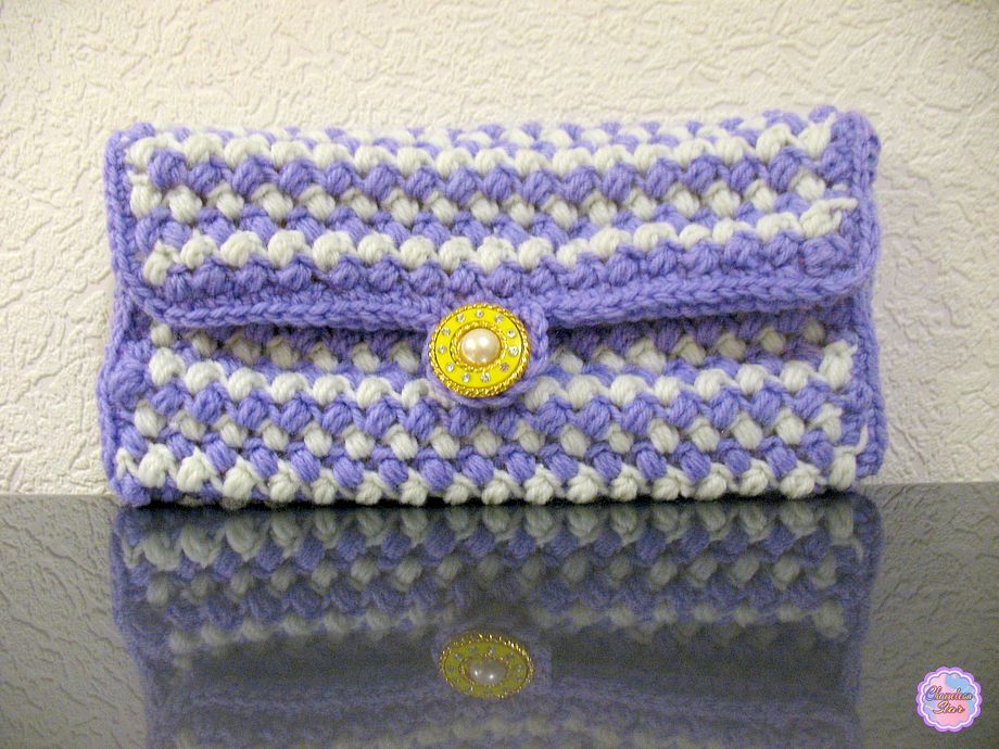 Luna: Handmade Crochet Clutch Bag