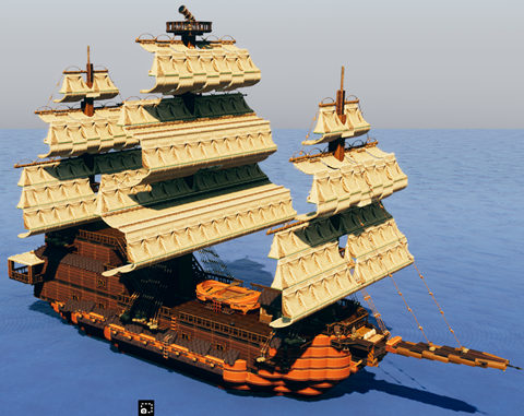 Free Detailed Frigate for TaleSpire