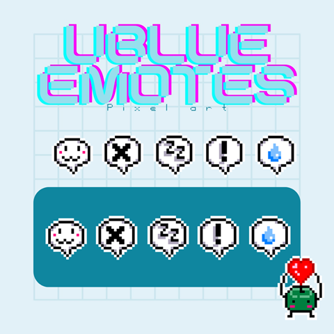 Emotes & Badges | Stardew Valley| balloons - uBlue's Ko-fi Shop - Ko-fi ...