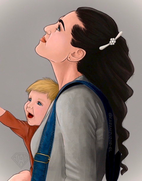 Mamma Lena and the super baby