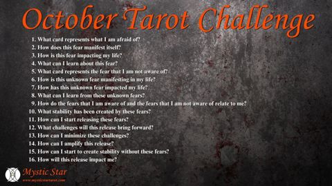 October’s Tarot Challenge 
