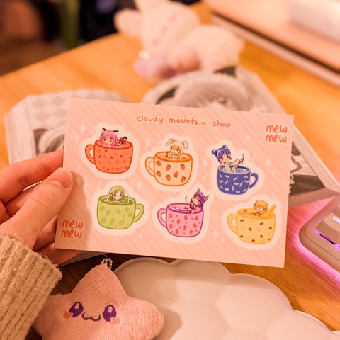 New Tokyo Mew Mew Sticker Sheet ~
