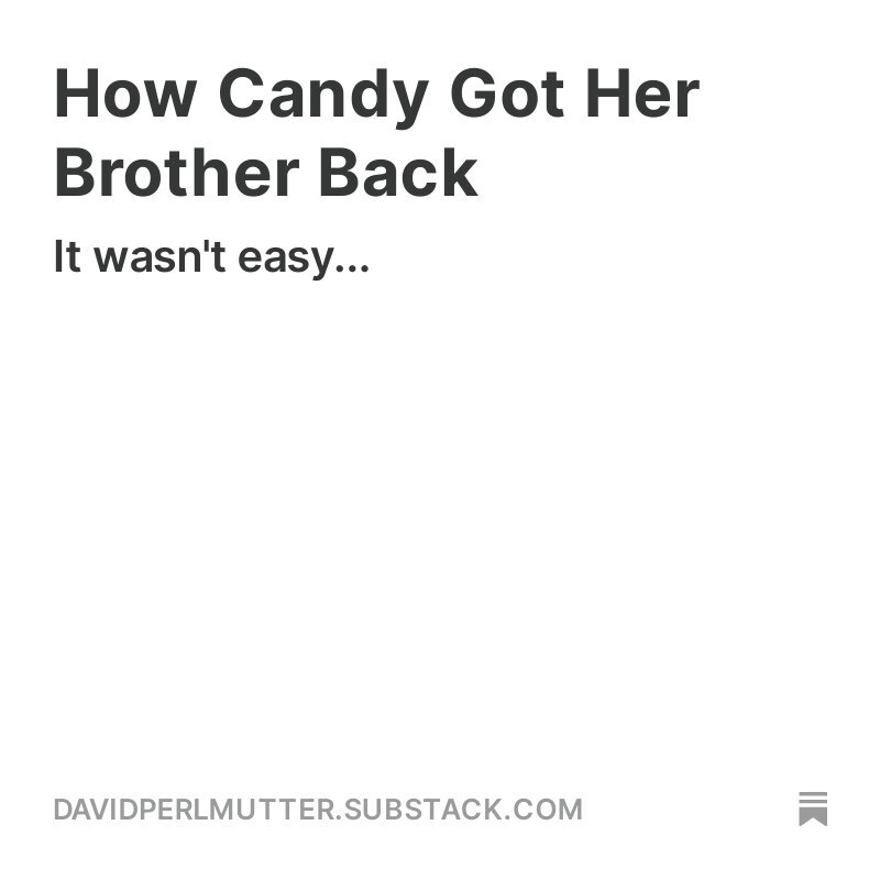 How Candy Got Her Brother Back