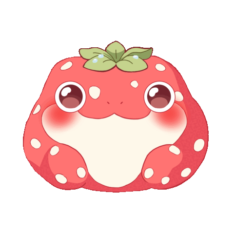 Kawaii Strawberry Froggy PNG/GIFtuber Vtuber Model - BandiiBean's Ko-fi ...