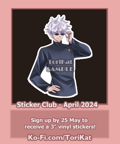 Monthly Sticker Club - April 2024