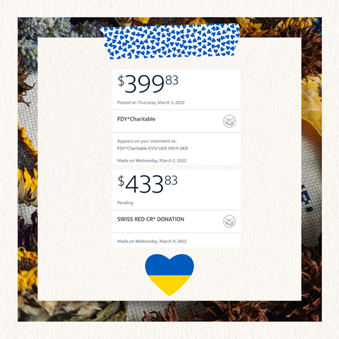 We've raised over $830+ for Ukraine!