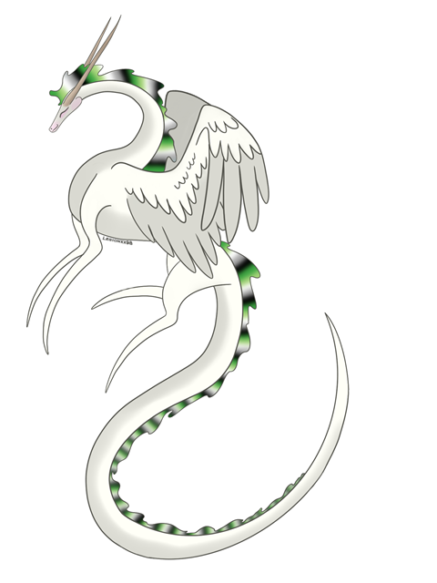 Aro pride dragon 