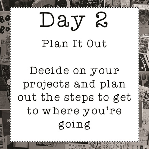 ZineWriMo '22 Day 2 - Plan It Out