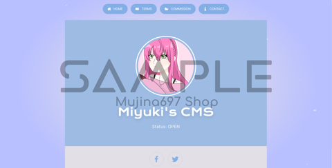 Miyuki CMS Carrd Site