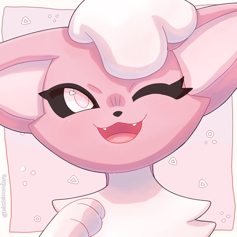 Icon commission for Pink Strawberry Fox!