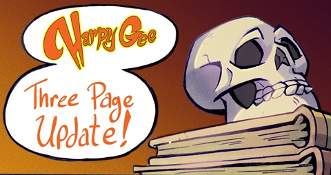 Harpy Gee comic update, November 20th